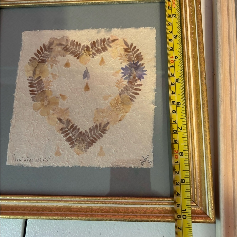 Framed Botanical Art Set with Cream and Gold Accents - Picture 7 of 11